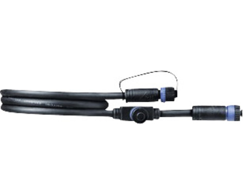 Paulmann Plug & Shine Verbindungskabel IP68 1in-2out 1,0 m schwarz 24V Verbindungskabel mit Stecker