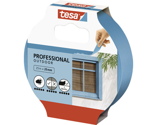 Tesa Professional Outdoor-Klebeband, 25 m x 25 mm