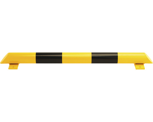 Rammschutzbalken Stahl gelb/schwarz 1200 mm Rammschutz mit Streifen