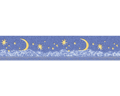 Bordüre 9116-12 Only Borders Mond/Sterne 5 m x 13 cm Tapetenbordüre mit Sternen- und Mondmotiv