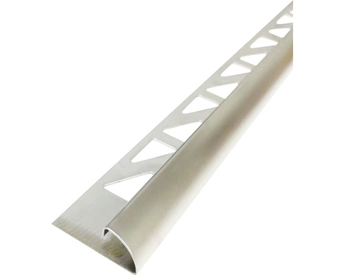 MIRAVA Viertelkreis Abschlussprofil Edelstahl gebürstet 300 cm x 8 mm MIRAVA Viertelkreis Abschlussprofil Edelstahl gebürstet 300 cm x 8 mm
