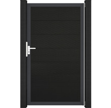 Gartentür aus Aluminium mit Griff