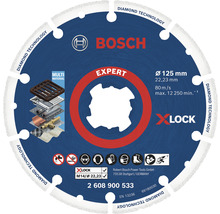Bosch Expert Diamanttrennscheibe mit 125 Millimeter Durchmesser für verschiedene Materialien