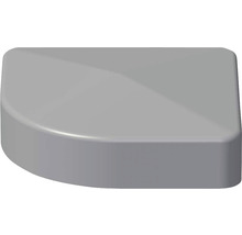 Pfostenkappe GroJa Flex für variablen Alu-Eckpfosten 7 x 7 cm silbergrau