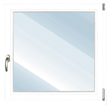 ARON Basic Holzfenster Kiefer lackiert RAL 9016 verkehrsweiß 600x900 mm DIN Rechts-thumb-0