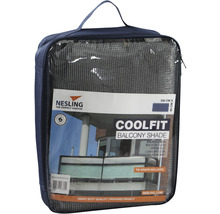 Nesling Coolfit Balkon Sichtschutz verpackt in einer Tragetasche, Abmessungen 500 cm x 80 cm