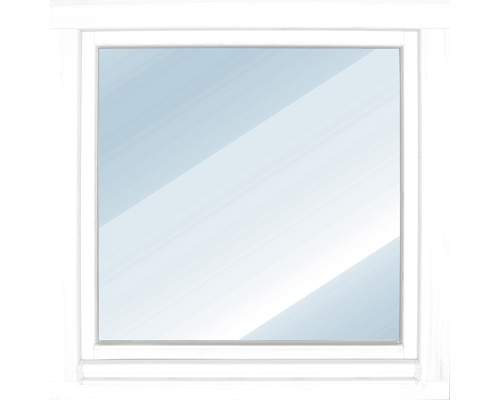 Weißes Fenster mit Rahmen