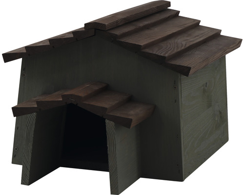 Igelhaus aus Holz