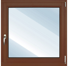 ARON Basic Holzfenster Kiefer lackiert S30 kastanie 750x750 mm DIN Rechts-thumb-0