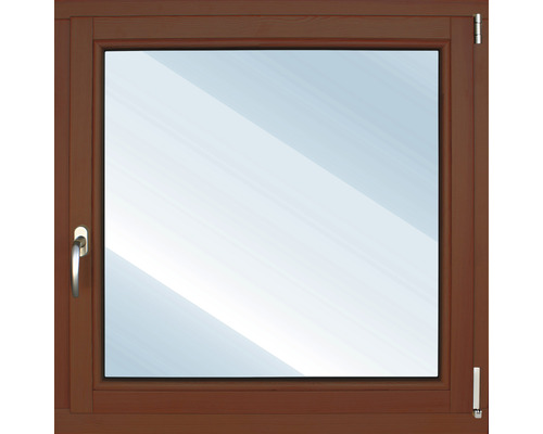 ARON Basic Holzfenster Kiefer lackiert S30 kastanie 1000x1200 mm DIN Links