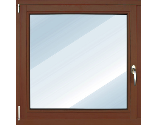 ARON Basic Holzfenster Kiefer lackiert S30 kastanie 1200x1200 mm DIN Links