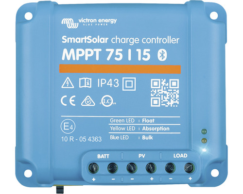 Victron SmartSolar Charge Controller MPPT 75/15 Bluetooth integriert