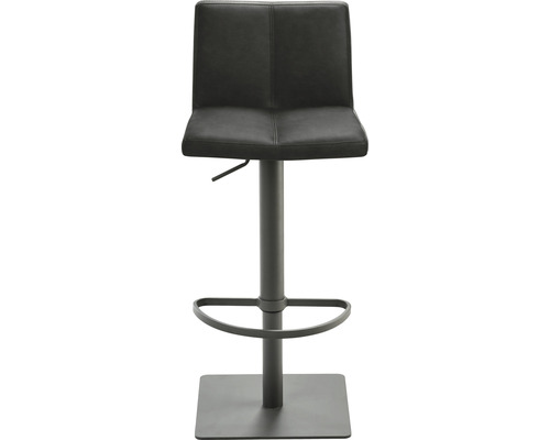 Barhocker mit Rückenlehne und Fußstütze