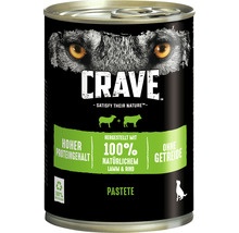 Crave Hundefutter Pastete mit Lamm und Rind im Konservendose