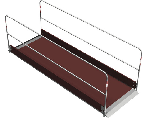 Baugerüst Durchgang mit Geländer