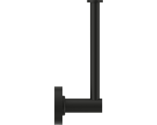 Schwarze Duschstange zur Wandmontage