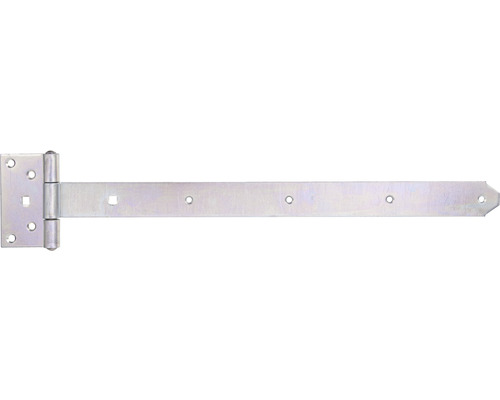 Kreuzgehänge Typ 126 schwer, 500 x 40 mm galv. verzinkt, dickschichtpassiviert Türband mit Ankerplatte für Holztüren