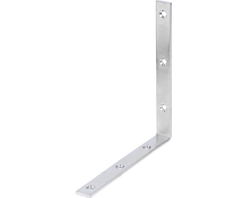 Winkel extra stark 180 x 180 x 20 mm galv. verzinkt, dickschichtpassiviert 1 Stück Winkelverbinder aus Metall mit Befestigungslöchern