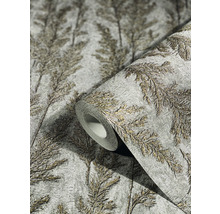 Vliestapete 85733 Natural Opulence by Felix Diener Floral silber gold