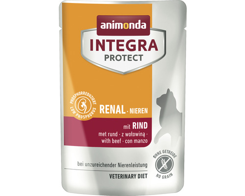 Katzenfutter nass animonda Integra Protect Renal mit Rind 85 g