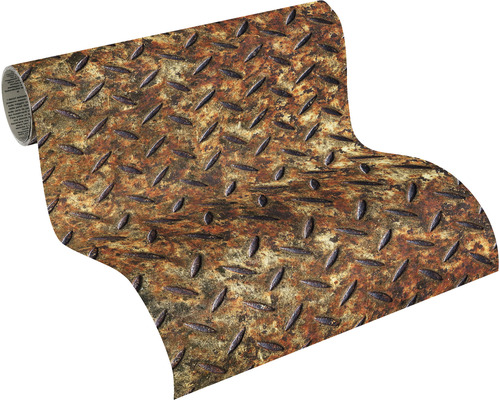 Tapetenrolle mit Riffelblech Muster