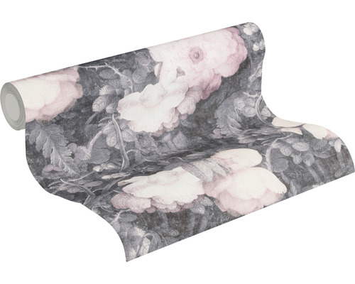 Tapetenrolle mit Blumenmuster