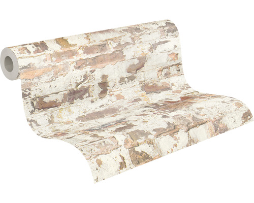Tapetenrolle mit Mauerwerk-Design