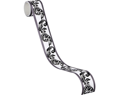 Bordüre mit floralem Muster auf einer Rolle