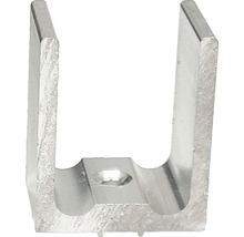 U-Profil aus Metall mit Bohrloch