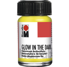 Marabu Glow in the Dark Farbe in einem Glasbehälter