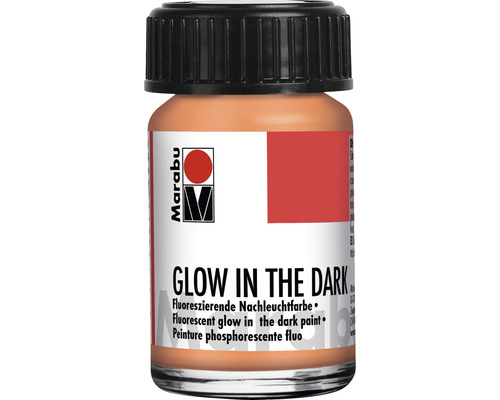 Marabu Glow in the Dark Farbe in einem Glas