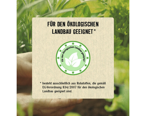Für den ökologischen Landbau geeignet Siegel