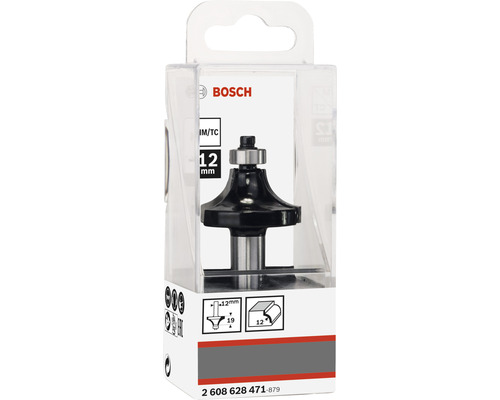 Bosch Abrundfräser mit 12 Millimeter Durchmesser in Verpackung