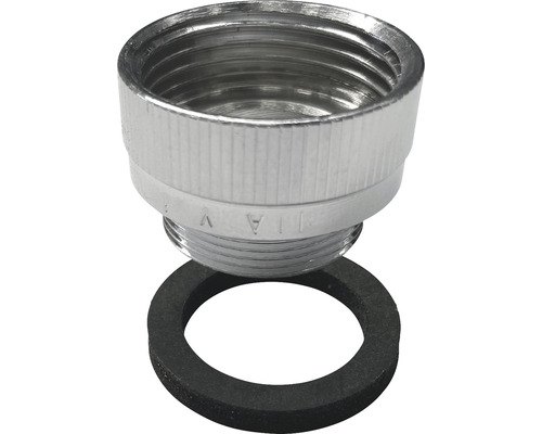 Verschraubung aus Metall mit Dichtungsring