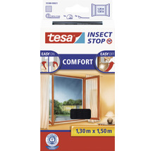 Fliegengitter für Fenster tesa Insect Stop Comfort anthrazit ohne Bohren 130x150 cm-thumb-0