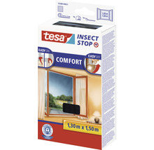 Fliegengitter für Fenster tesa Insect Stop Comfort anthrazit ohne Bohren 130x150 cm-thumb-3