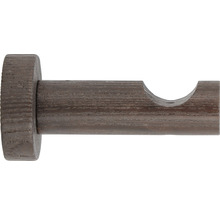 Wandträger 1-läufig für Boheme Nature Line esche nussbraun Ø 28 mm 8 cm lang 1 Stk.