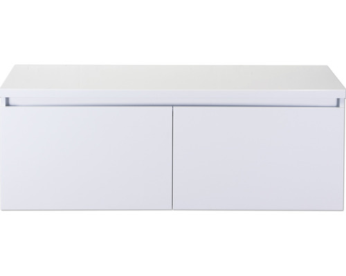 Waschtischunterschrank Sanox Frozen Frontfarbe weiß hochglanz BxHxT 120,2 x 43,6 x 45 cm 75735601 Waschtischunterschrank Sanox Frozen Frontfarbe weiß hochglanz BxHxT 120,2 x 43,6 x 45 cm 75735601