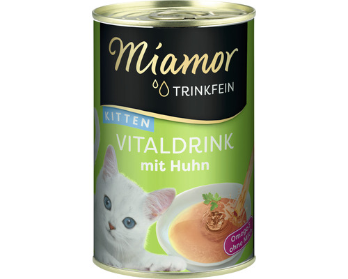 Katzengetränk Miamor Trinkfein Vitaldrink Kitten mit Huhn 1 Pack 24x135 ml-0