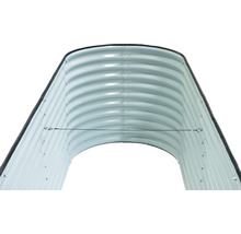 Hochbeet klassisch WESTMANN oval 240 x 80 x 82 cm grau
