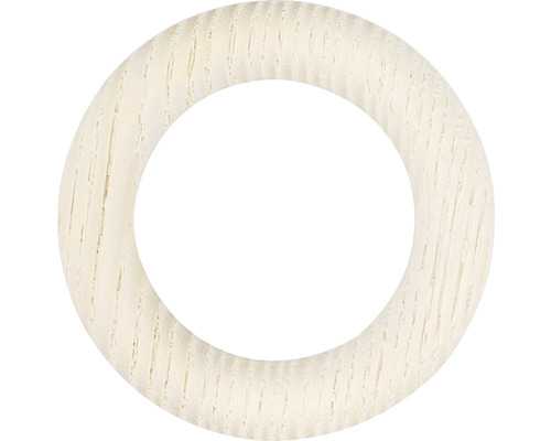 Gardinenring rund für Boheme Nature Line esche natur geweißt Ø 28 mm 10 Stk. Holzring