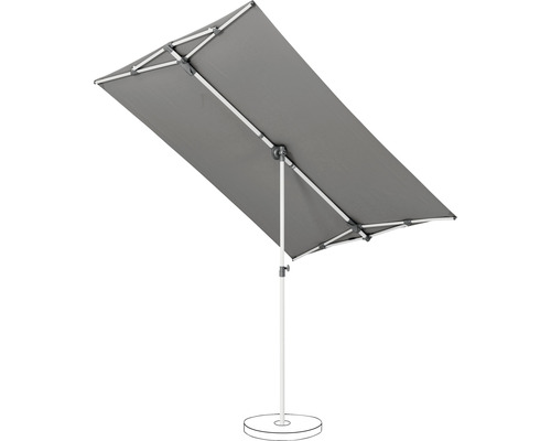 Rechteckiger Sonnenschirm mit Ständer