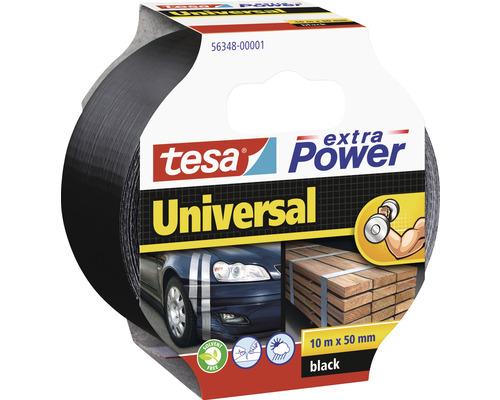 tesa extra Power Universal Reparaturband schwarz 10m x 50mm Tesa Extra Power Universal Klebeband 10 m x 50 mm
