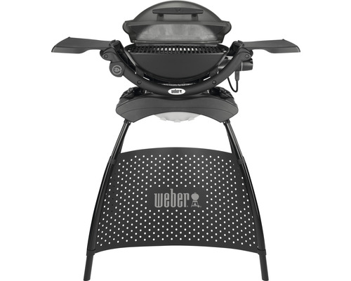 Weber Elektrogrill mit Grillwagen und Ablagefläche
