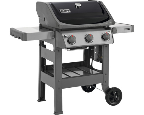 Weber Spirit II Gasgrill mit drei Brennern und Seitentischen