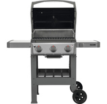 Weber Gasgrill Spirit II E-310 GBS grau silber, 3 Edelstahlbrenner, Grillbereich 60 x 46 cm iGrill 3-Kompatibilität, kompatibel mit GBS-Grillrosteinsätze