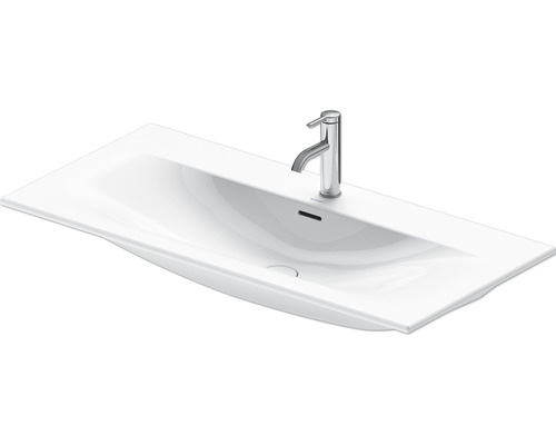 DURAVIT Möbelwaschtisch Viu 103 x 49 cm weiß glänzend mit Beschichtung 23441000001