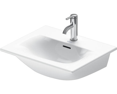 Handwaschbecken DURAVIT Viu 53 x 43 cm weiß mit Beschichtung 23445300001