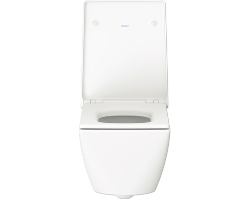 Wand-Tiefspülklosett mit offenem Spülrand und Duravit Logo