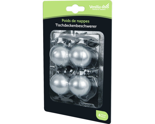 Tischdeckenbeschwerer, Set mit vier Stück